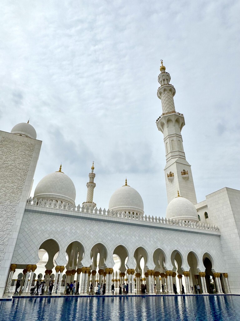 Water and mosque.  by cocobella