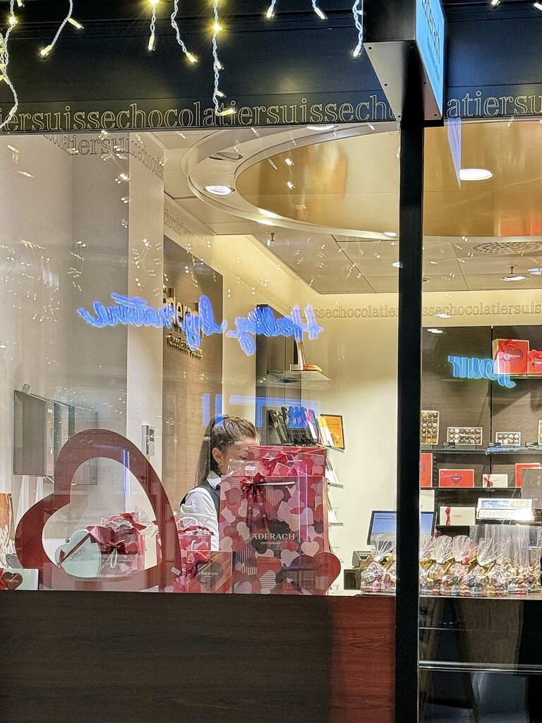 Hearts in a chocolate shop.  by cocobella