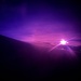 Purple sky. 