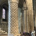 Lozenge shapes on Durham Cathedral Pillars
