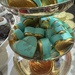 Chocolates in heart boxes. 