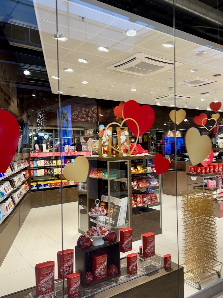 Hearts in a chocolate shop.  by cocobella