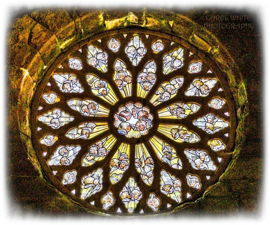 The Rose Window,St.Conan's Kirk,Loch Awe by carolmw