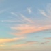 The clouds in the eastern sky were so pretty tonight 