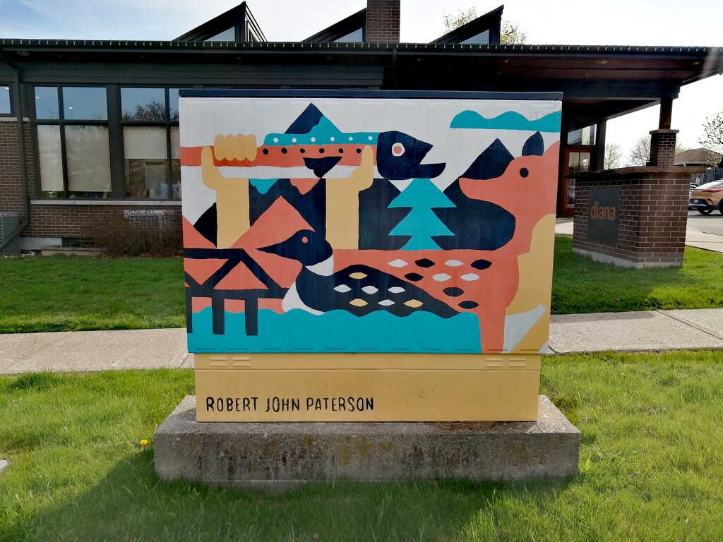 Poissons d'Avril: Day 30-- Utility Box Art by princessicajessica