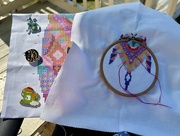 1st May 2025 - Stitching In The Sun