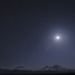 Moon Sending Message to the Mountains