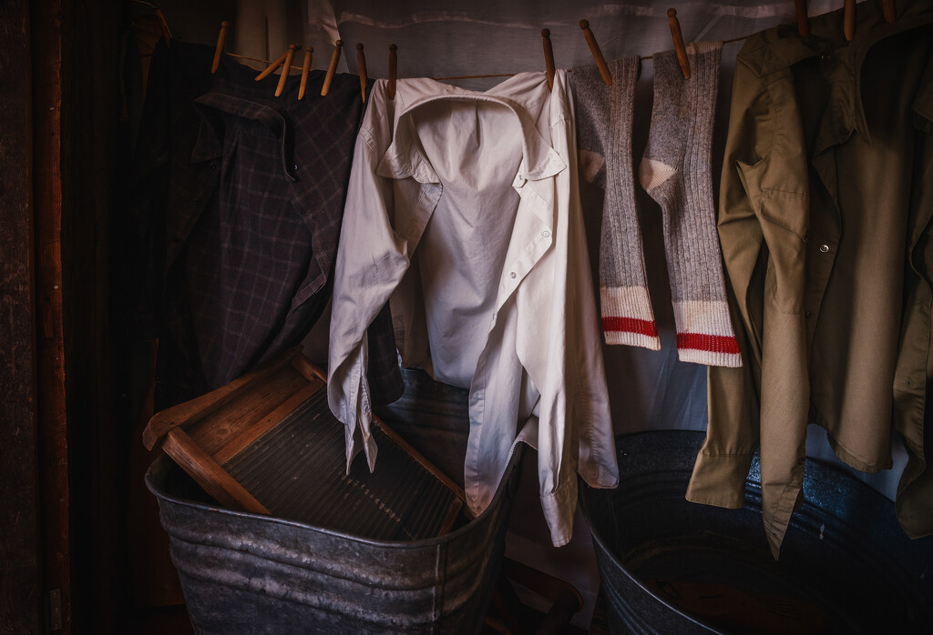 Laundry Day, Men’s Bunkhouse  by cdcook48