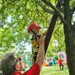 A young fire fighter 