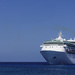 Our ship off the coast of the Cayman Islands
