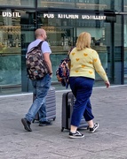 5th May 2025 - The lady with a yellow hearts pullover. 