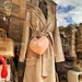The pink heart bag. 