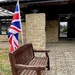 Memorial Flag with Bench