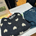 Pullover with hearts. 
