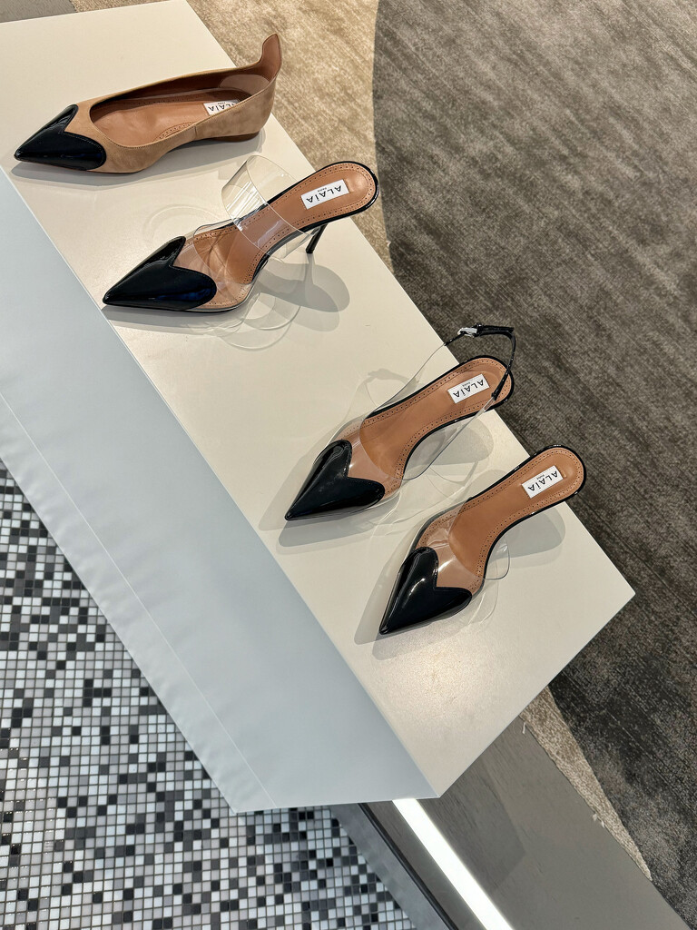 Black heart shoes.  by cocobella