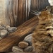 Gracie and my hubby’s painting 