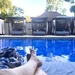 Resting. 