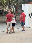 12th May 2025 - Red heart between two red top. 