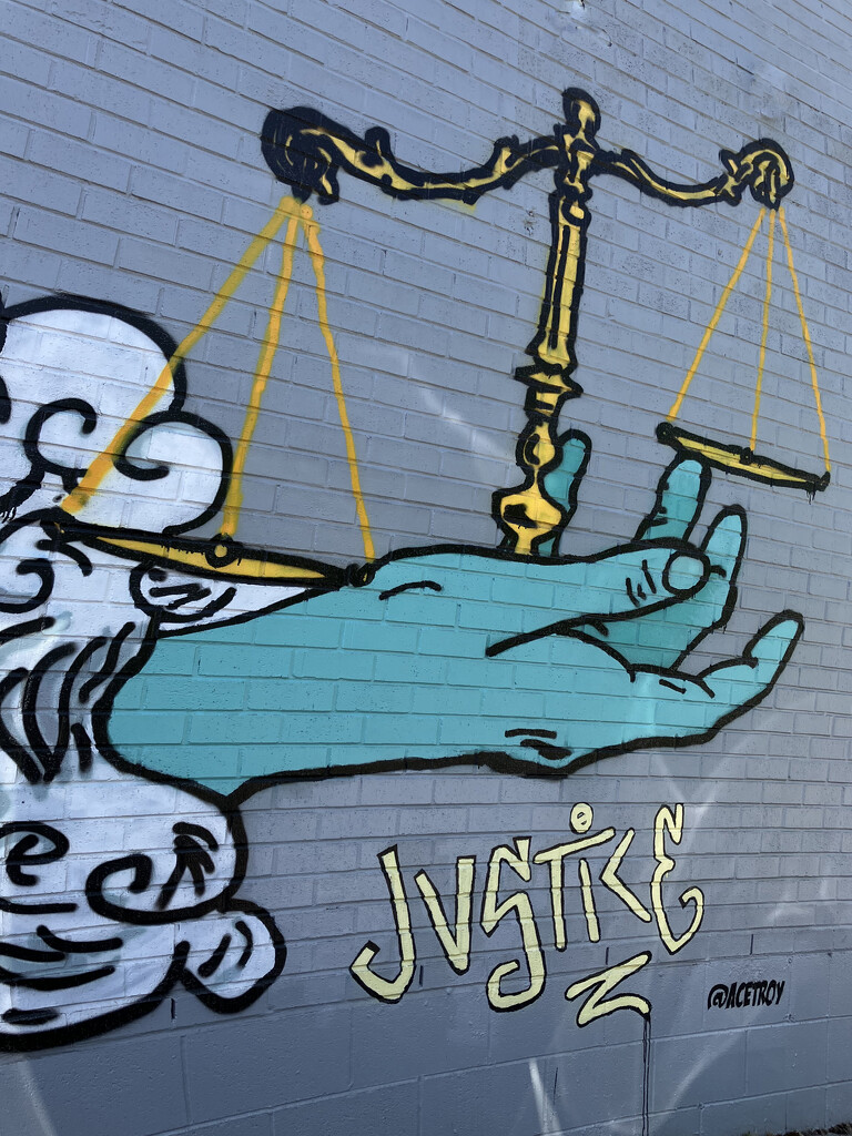 The Teal hand of Justice by joysabin