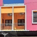 Orange and pink. 