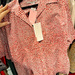 Tiny hearts on a shirt. 