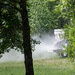 Fertilizing the hayfield...