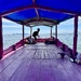 Pink boat. 