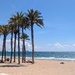 The beach