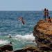 Cliff diving at Manly Beach (2008)
