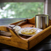 Breakfast on the screened porch