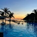 Sunset from the pool. 