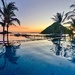 Sunset pool. 