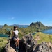 Alix and the view. 