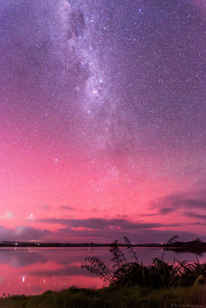 Aurora and Milky Way by nickspicsnz