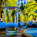Through a drinking glass by librarymom