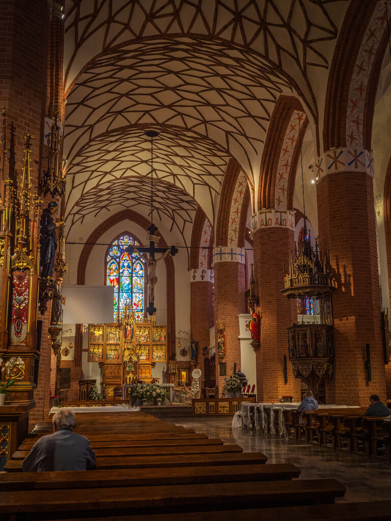 The Co-Cathedral Basilica of St. James in Olsztyn by haskar