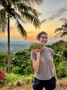 6th Jun 2025 - Alix and the coconut. 