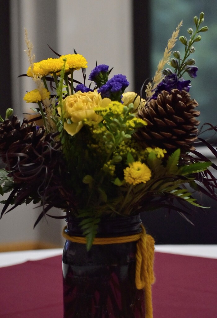 Graduation Party Centerpiece  by bjywamer