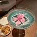 Blue cocktail. 