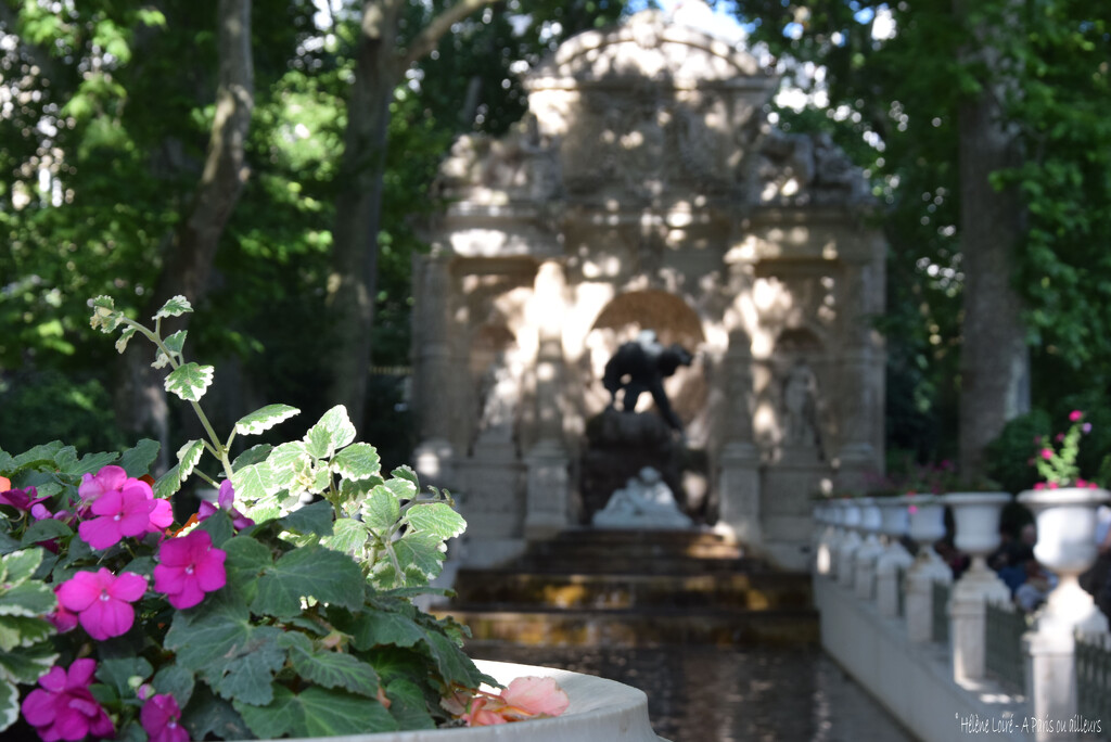 Medecis fountain by parisouailleurs