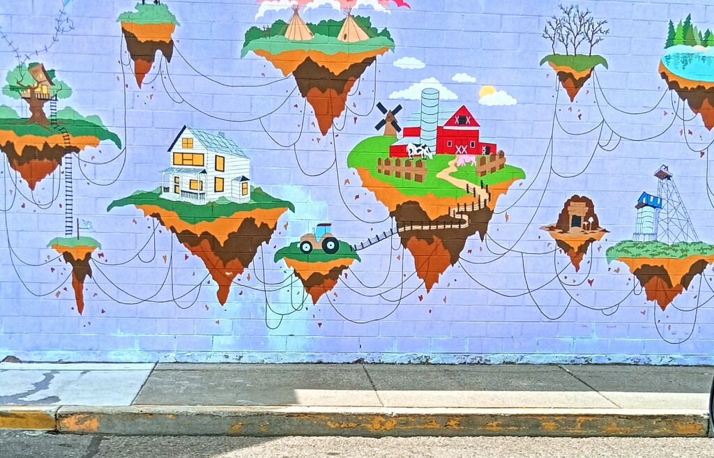 Mural At Mall by bjywamer