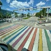 Rainbow on the ground. 