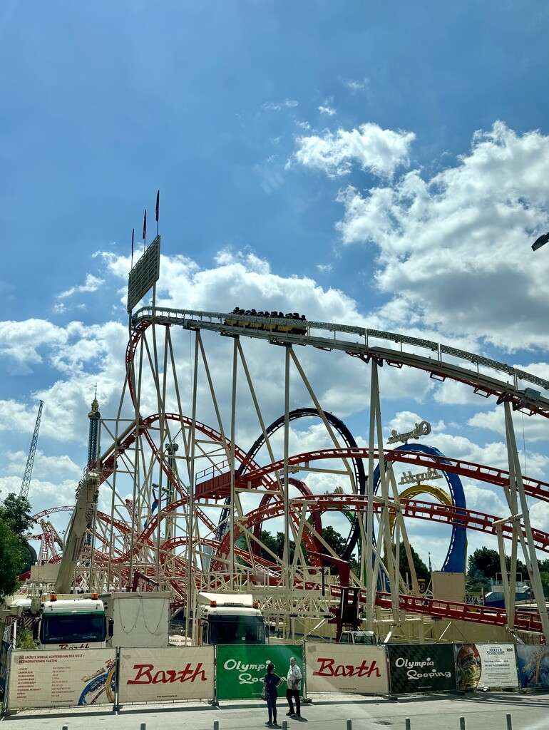 Roller coaster.  by cocobella