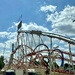 Roller coaster. 