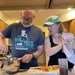 Ron’s son Chad and partner Michelle 