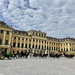 Schönbrunn castle with horses. 