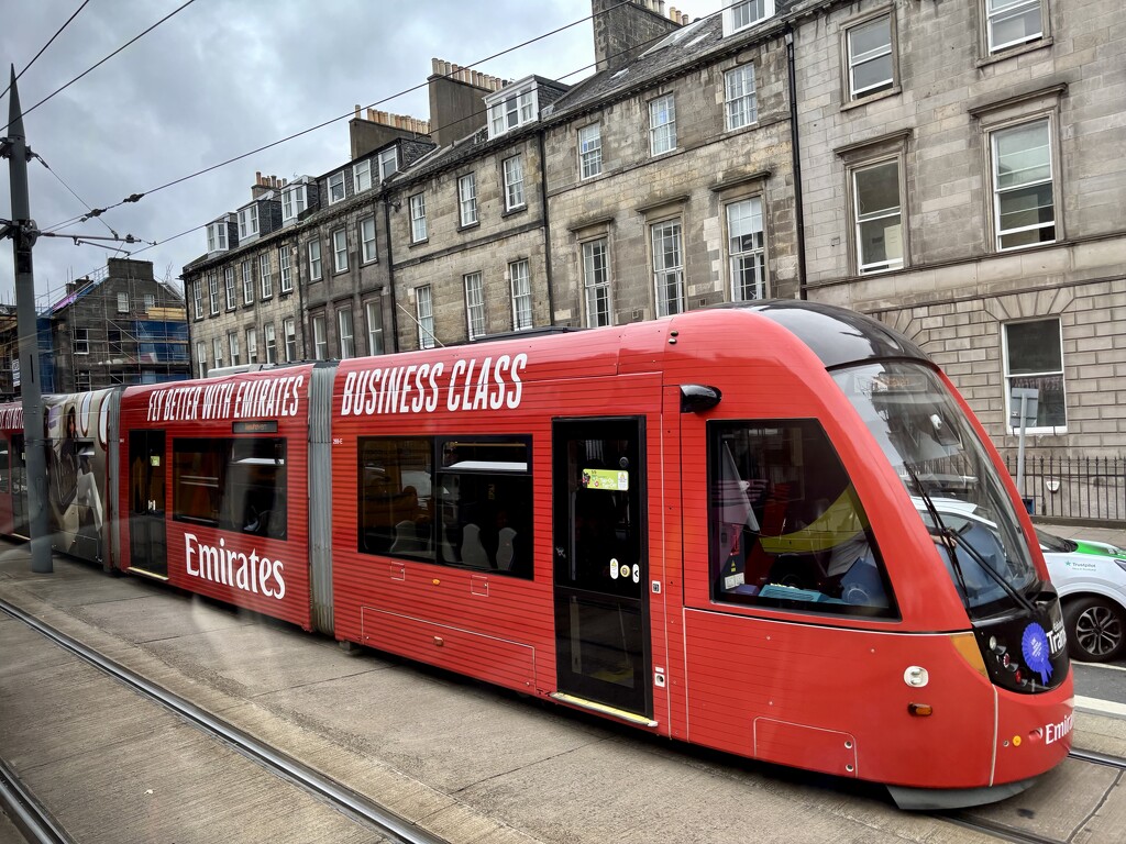 Red Tram by gillian1912