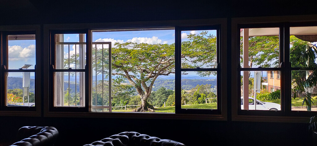 View from the Mapleton Pub by jeneurell