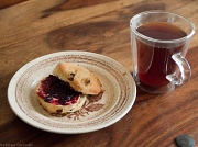 6th Feb 2011 - Home made scones and tea (Suffolk blend)