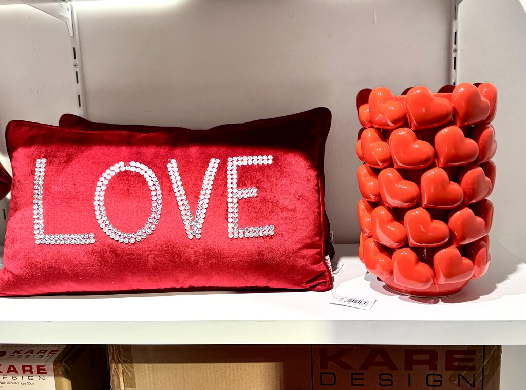 Love and red hearts.   by cocobella